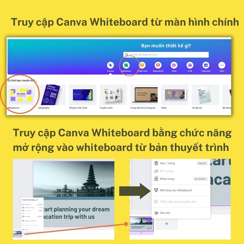 Truy cap Canva whiteboard HƯỚNG DẪN SỬ DỤNG CANVA WHITEBOARD